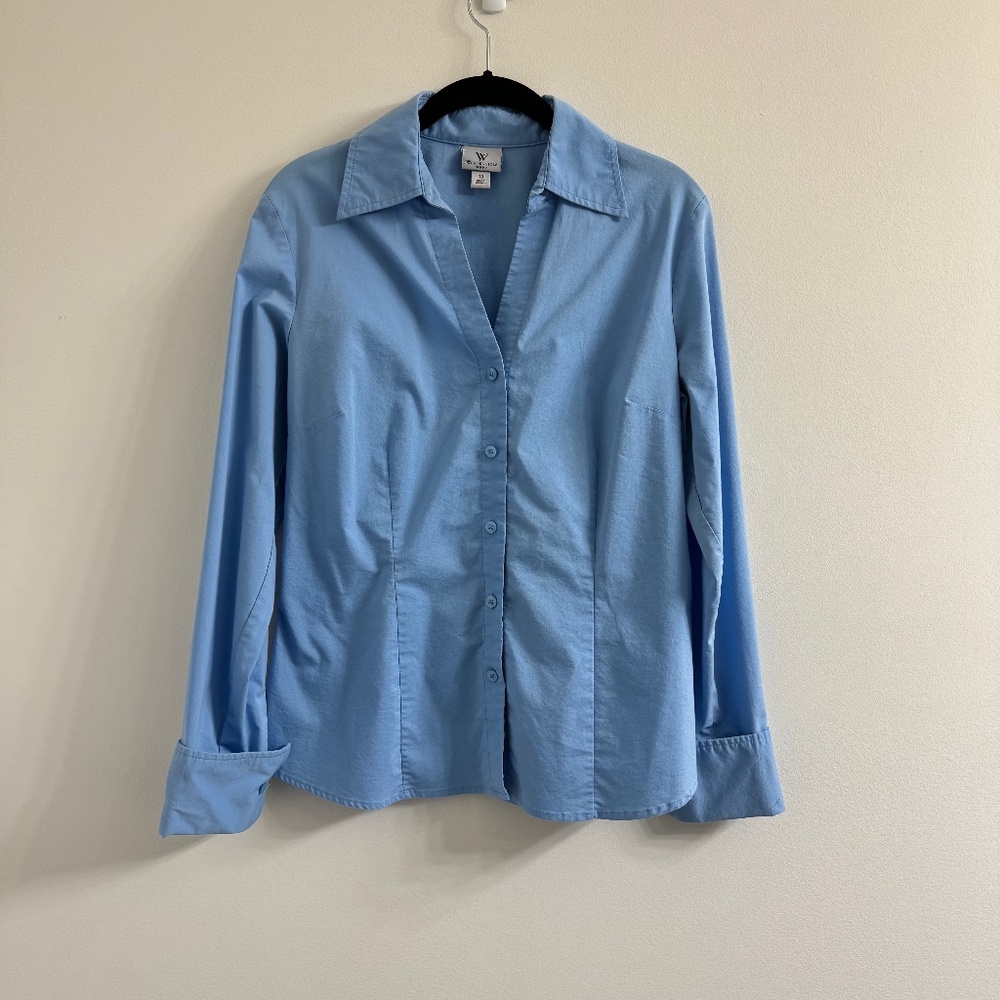 Worthington Blue Button Down Shirt
